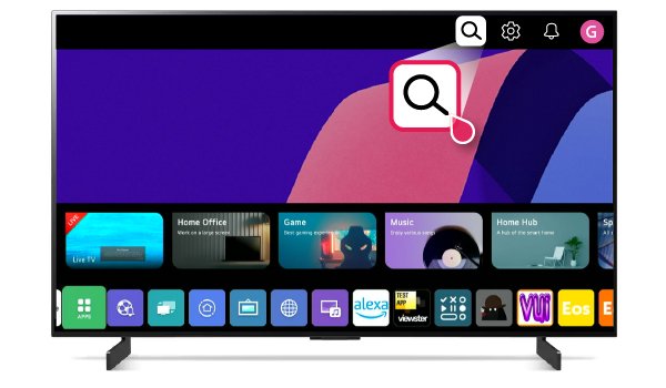 search bar on lg tv