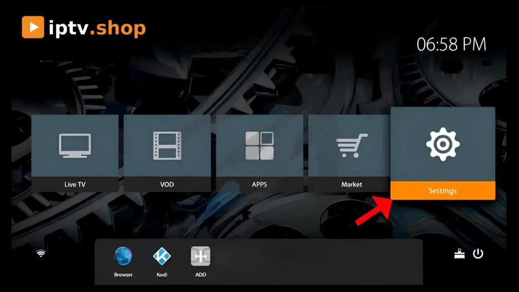 BuzzTV Box settings